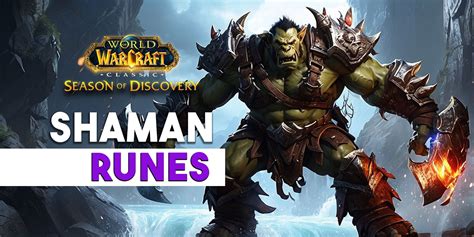 shaman rune|wow sod orc shaman runes.